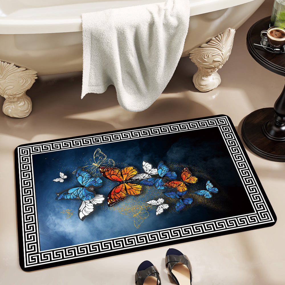 Stylish Patterned Bath Mat Acalora