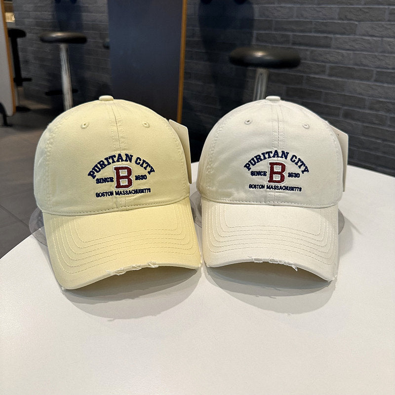 Men's Vintage-Inspired Embroidered Baseball Cap Kalsten