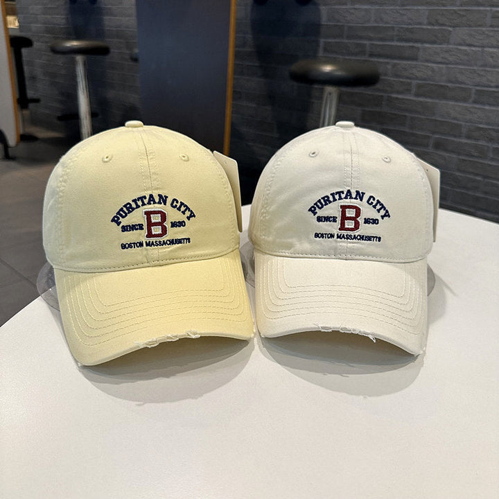 Men's Vintage-Inspired Embroidered Baseball Cap Kalsten
