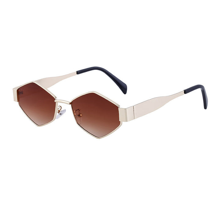 Women's geometric sunglasses with modern frame Kalsten