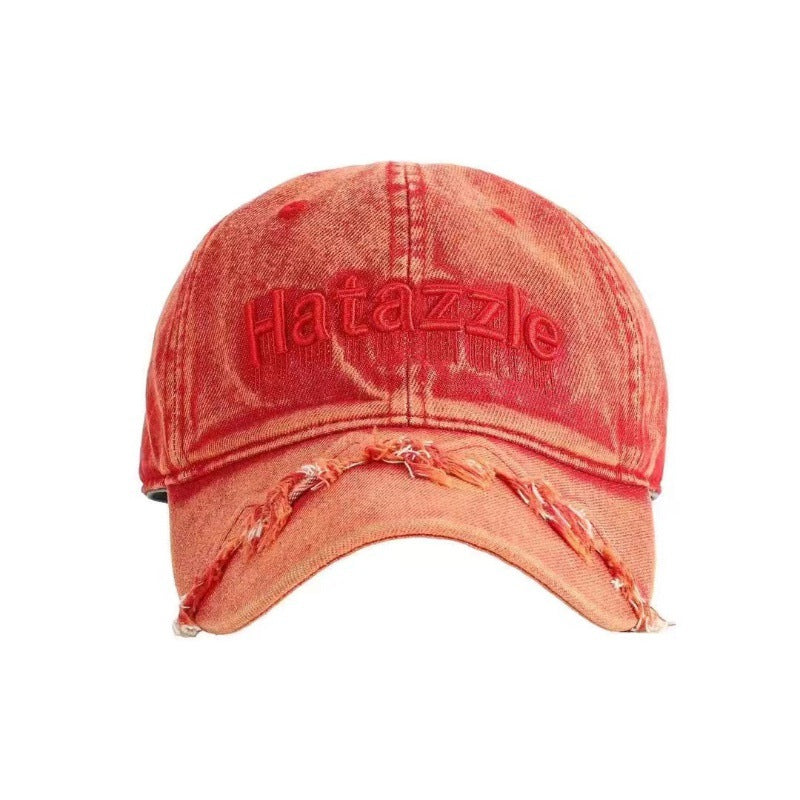 Men's Distressed Denim Baseball Cap Kalsten 1784270737