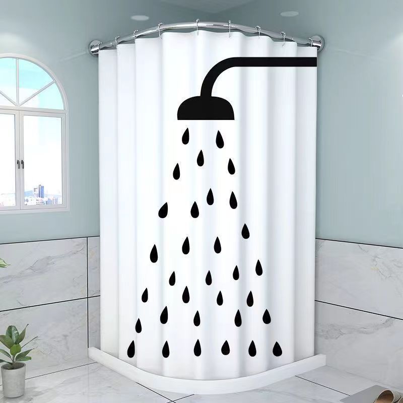 Artistic Cat-Themed Shower Curtain Kalsten