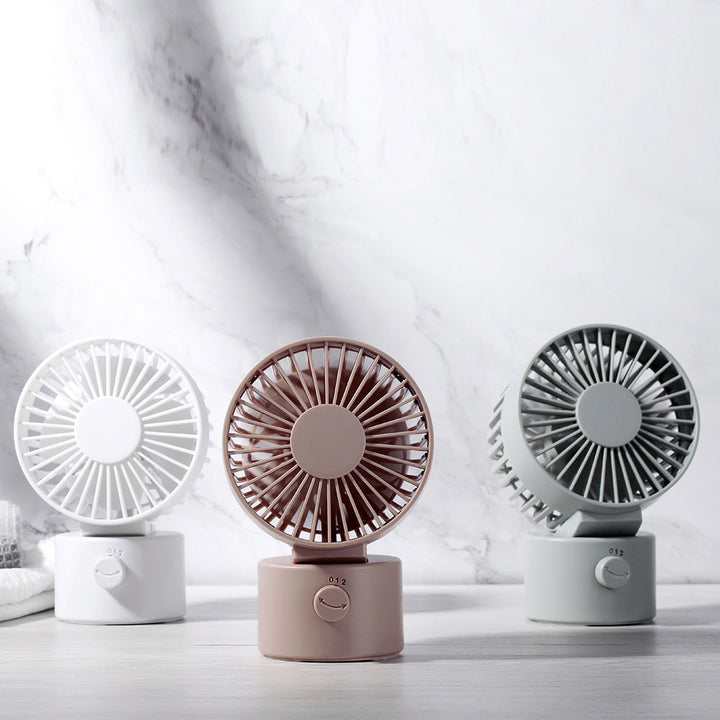 Unisex compact table fan with tiltable head and rechargeable battery Kalsten