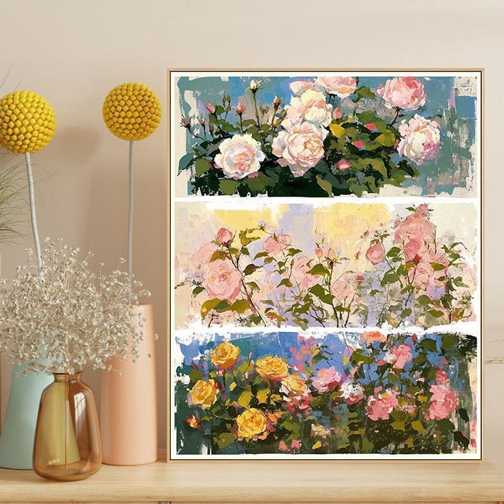 Vintage Floral Wall Art Kalsten