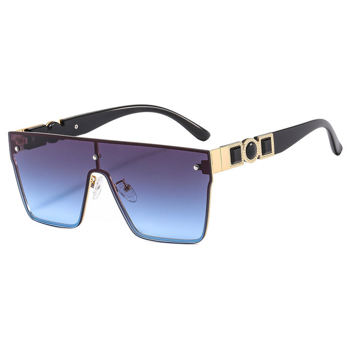 Women's oversized transparent sunglasses with fashionable frame Kalsten