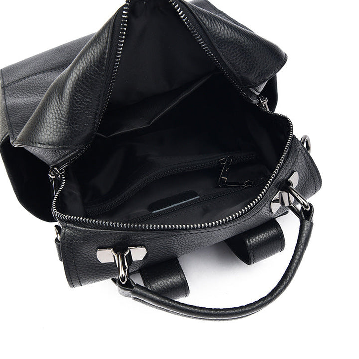 Versatile Multi-Functional Leather Backpack Kalsten