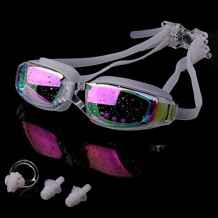 Swimming goggles with ergonomic design and adjustable head strap Kalsten