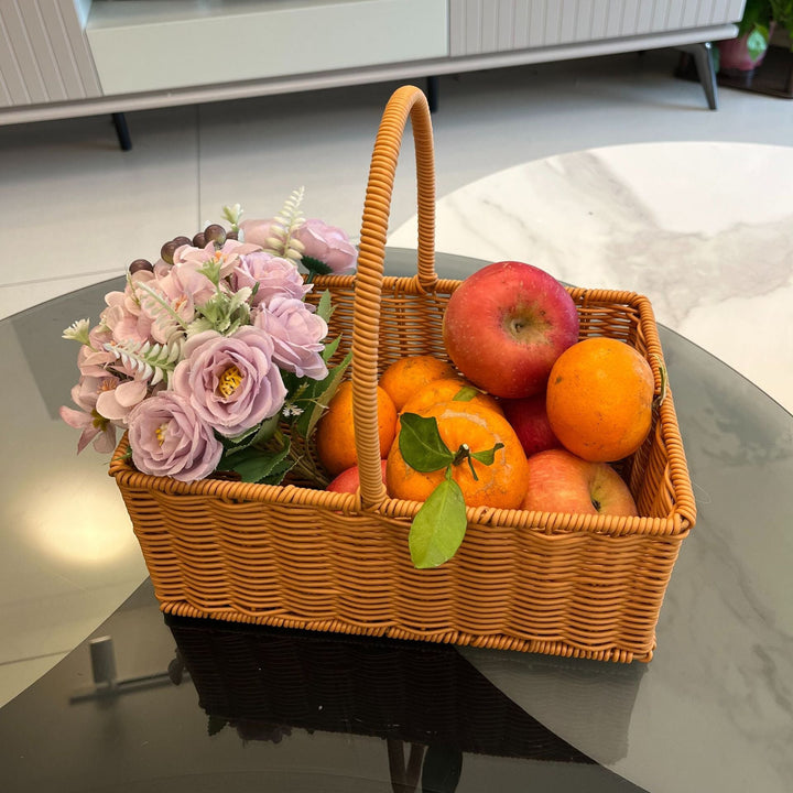 Women Handwoven Basket with Elegant Handle Kalsten