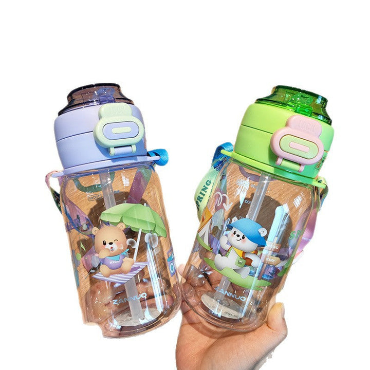 Women's creative water bottle with secure locking mechanism Kalsten