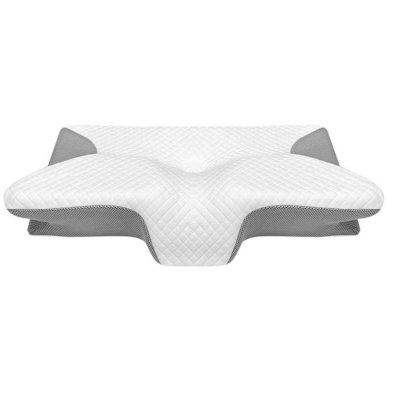 Ergonomic Sleep Pillow With Contoured Design And Viscoelastic Comfort Kalsten