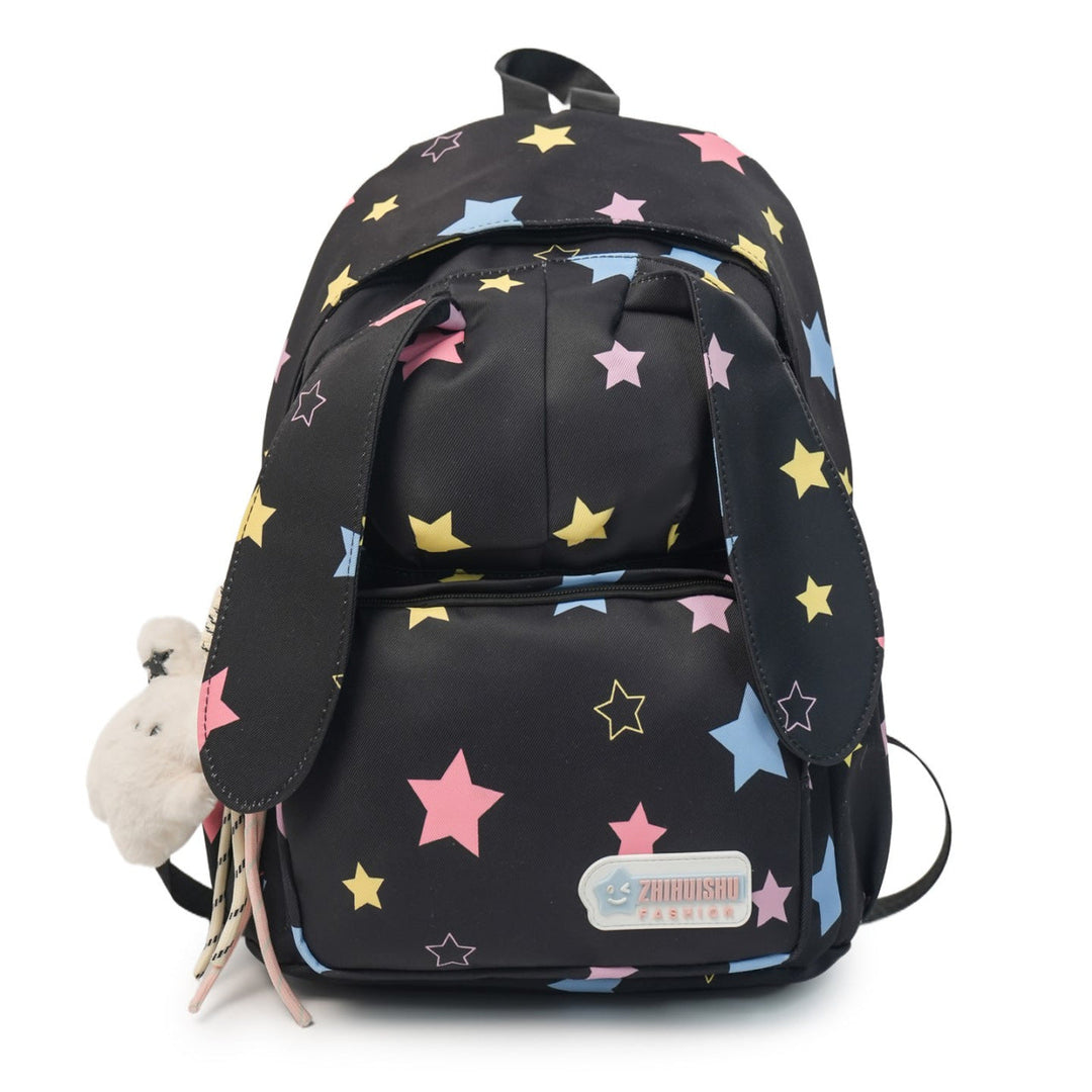 Cute Animal Ears Star Print School Backpack Kalsten