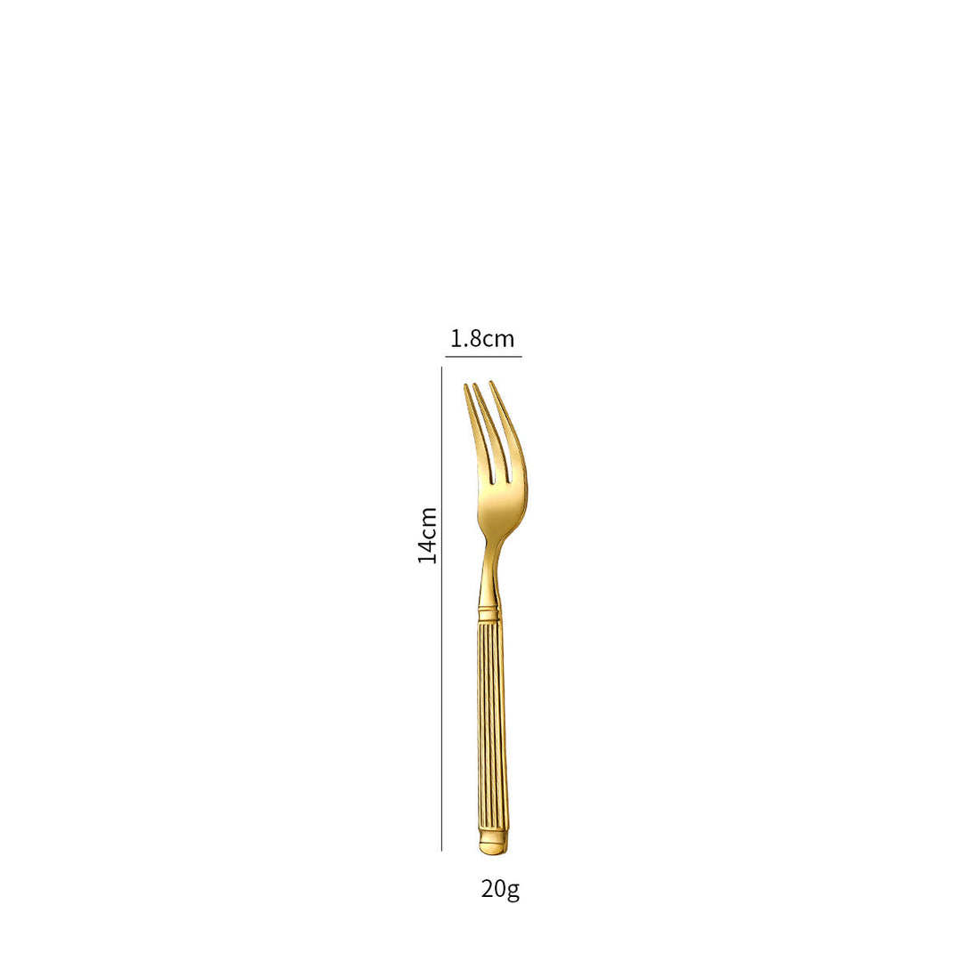 Elegant dessert spoon with exclusive surface design Kalsten