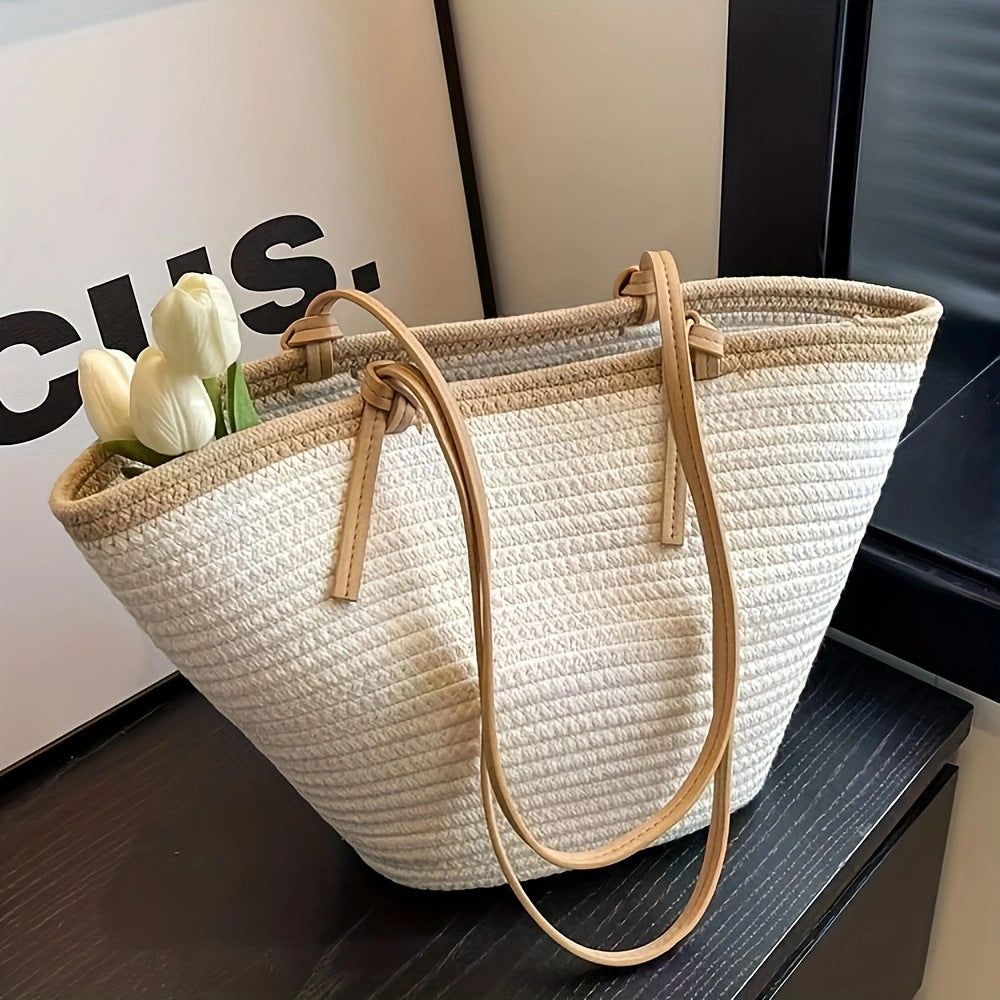 Spacious beach bag with reinforced bottom and easy-care material Kalsten