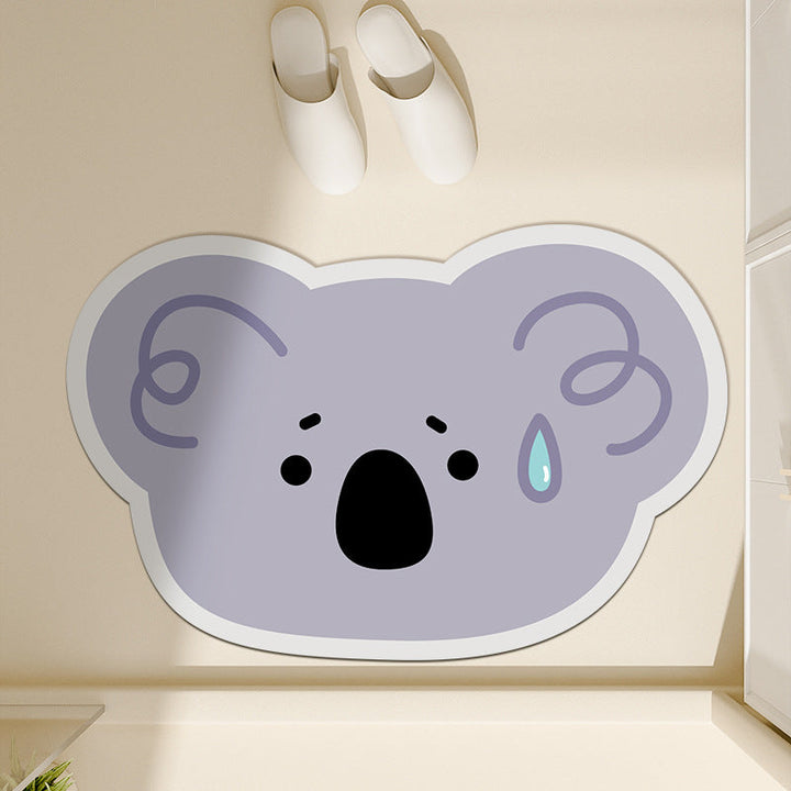Cute Koala Shaped Floor Mat