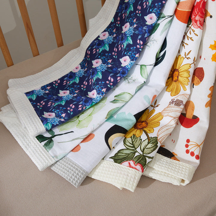 Floral Patterned Baby Blanket kalsten