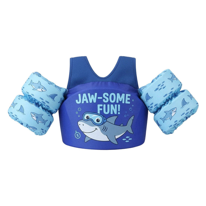 Shark Print Swim Vest