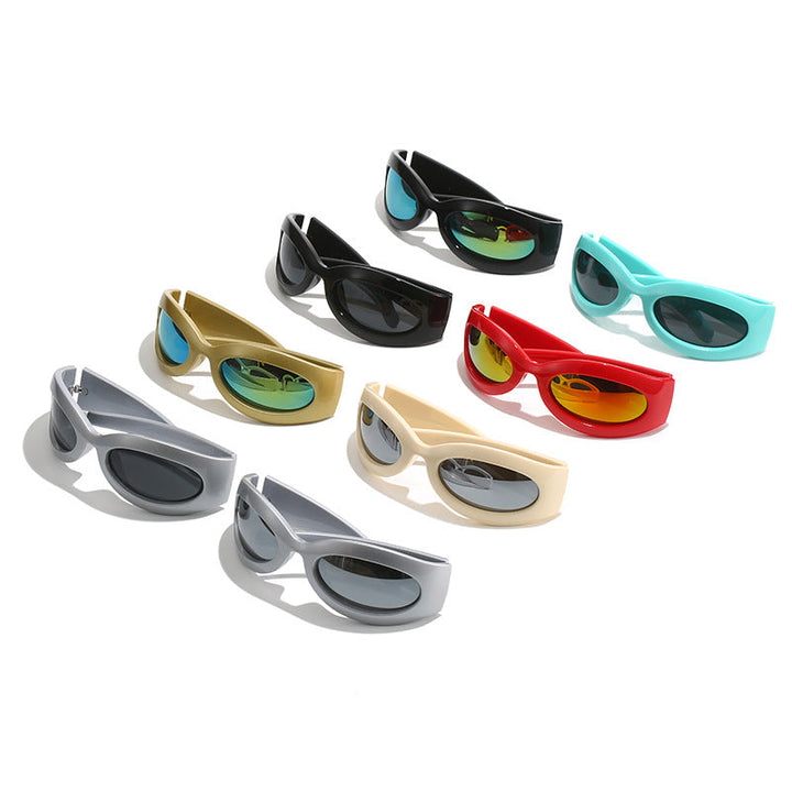 Ladies trendy sports sunglasses with aerodynamic design Kalsten