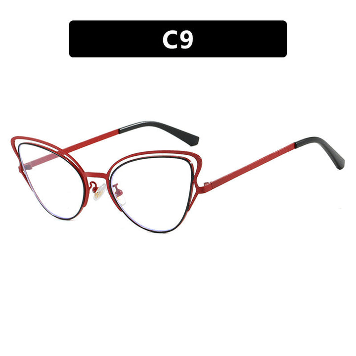 Women's Cat-Eye Glasses with Elegant Metal Frame and Comfortable Fit Kalsten