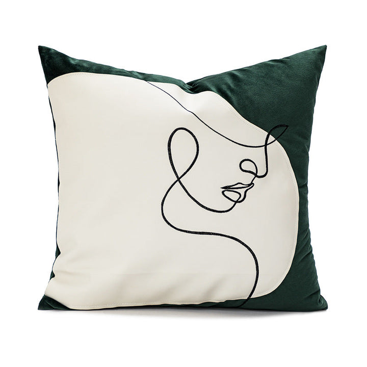 Women Decorative Pillowcase with modern minimalism and unique art design Kalsten