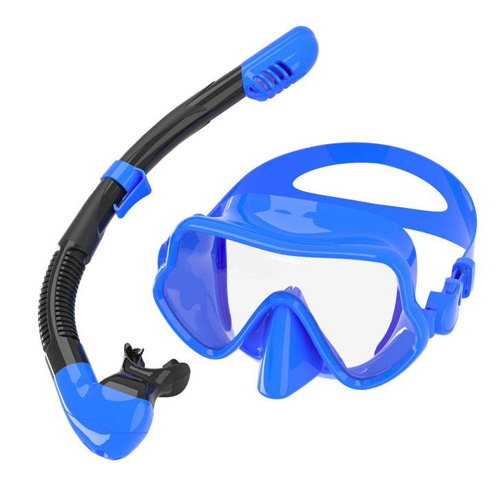 Ergonomic diving mask with flexible breathing tube Kalsten
