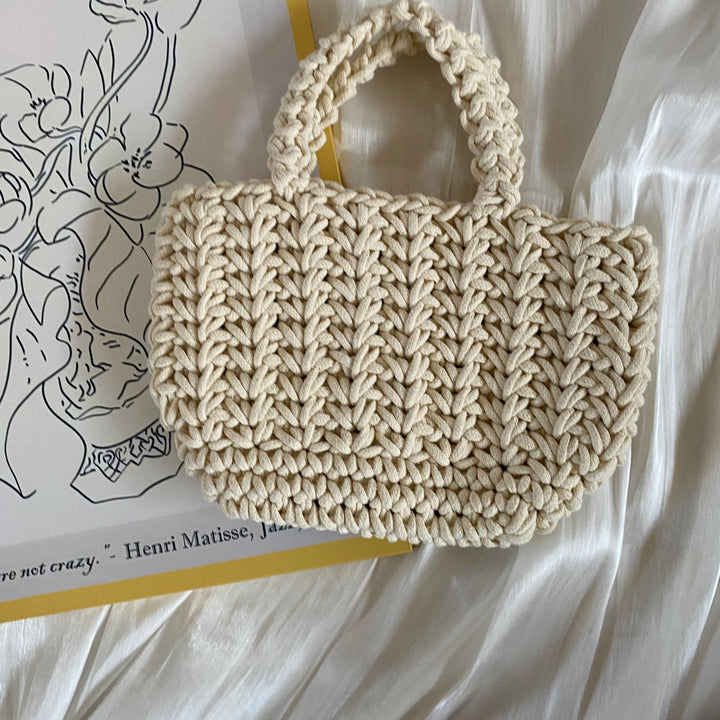 Hand-knotted cotton bag Kalsten