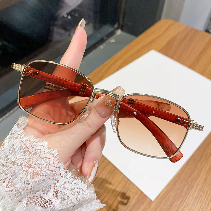 Ladies sunglasses with luxurious wooden frame Kalsten