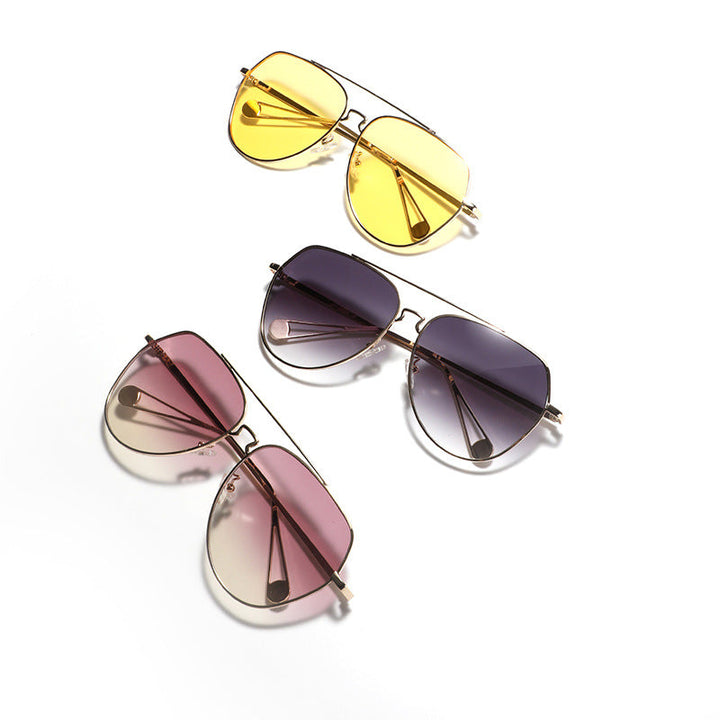 Women's aviator sunglasses with polarized lenses and elegant metal frame Kalsten