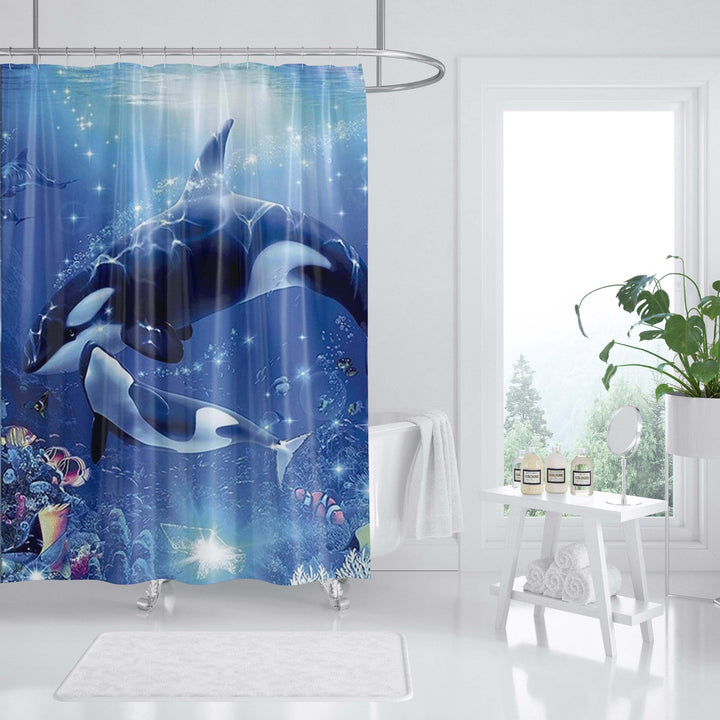 Ocean-Themed Art Shower Curtain Kalsten