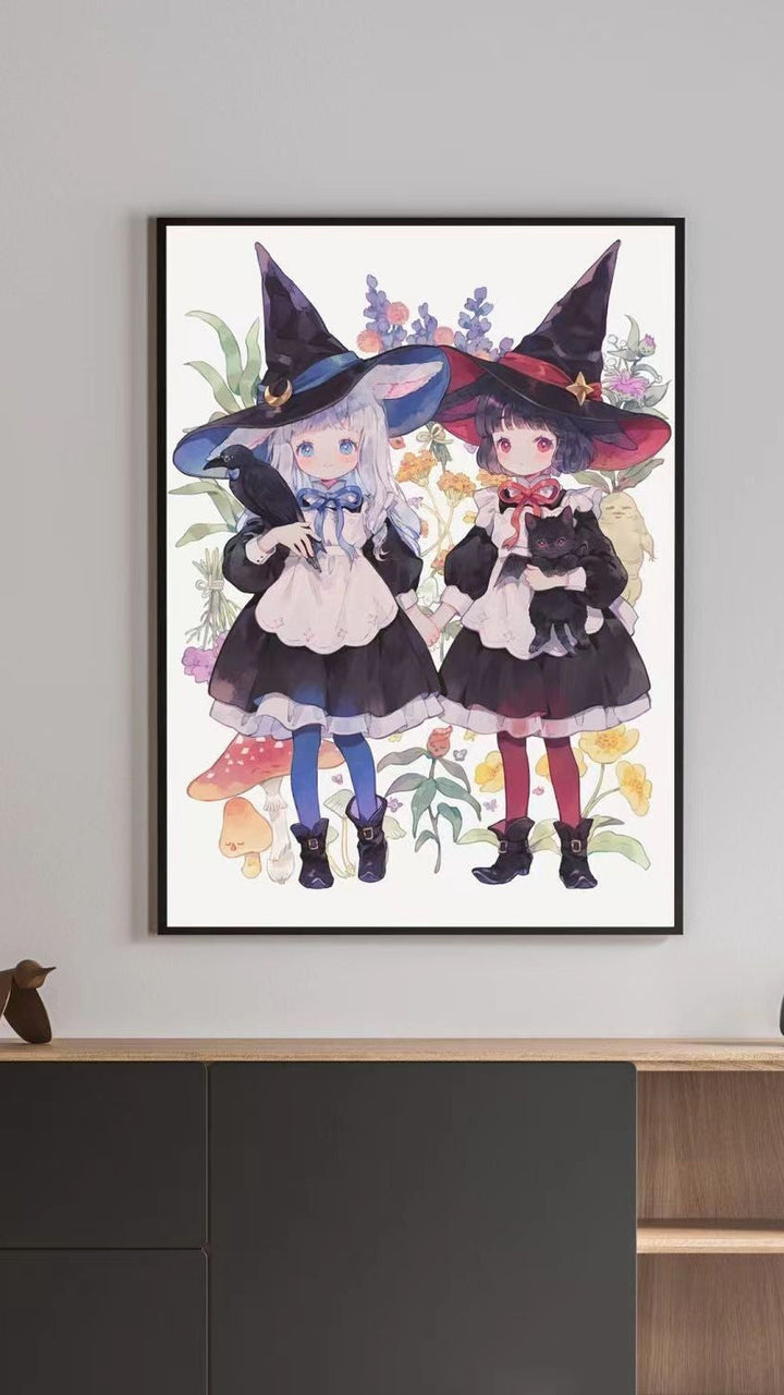Illustrated Fantasy Character Canvas Art Print Kalsten