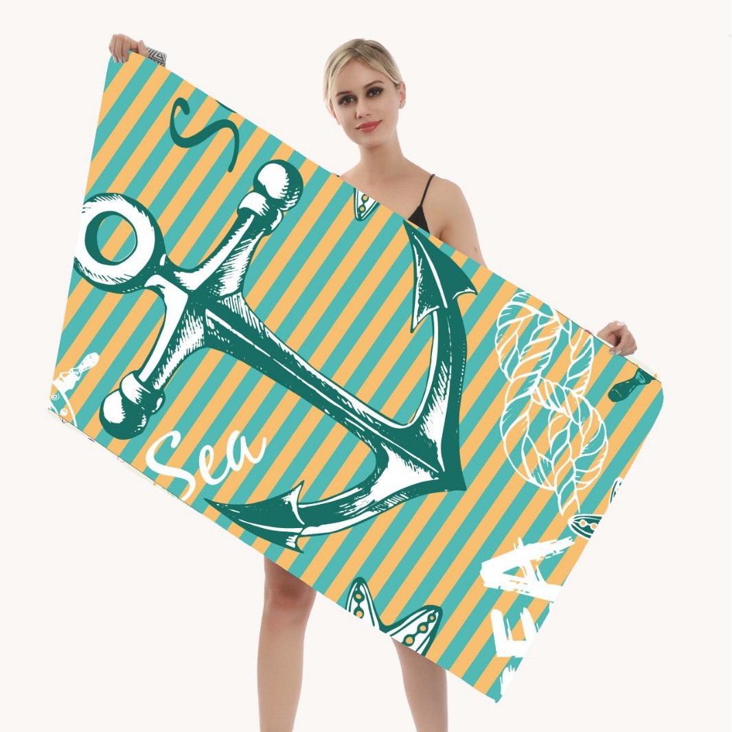 Beach towel with creative mandala design Kalsten