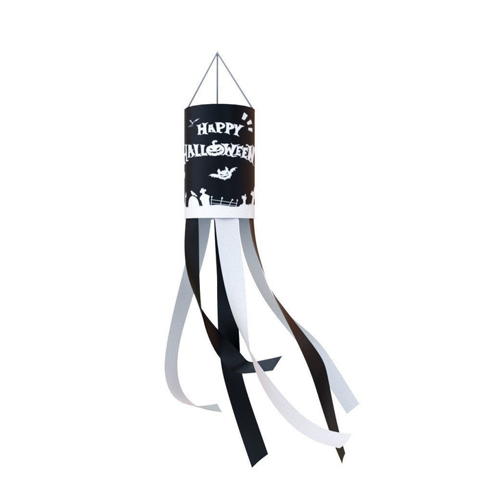 Unisex nan patriotic American flag windsock with long trailing streamers and reinforced hanging loop Kalsten
