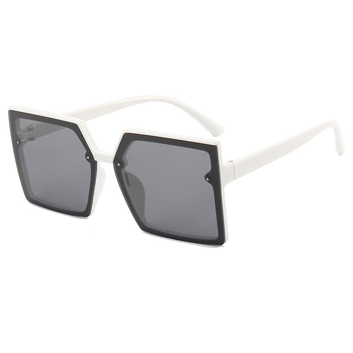 Women's stylish oversized sunglasses with geometric design Kalsten