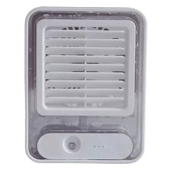Unisex One Size Compact USB Microclimate Cooler and Whisper-Quiet Table Fan with Transparent Water Tank and Adjustable Louver Kalsten