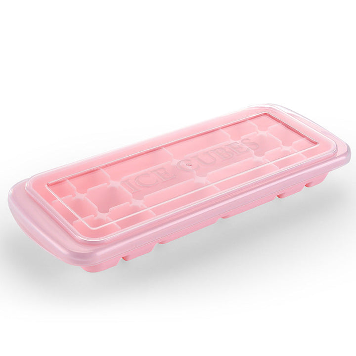 Silicone ice cube tray with precise fitting lid Kalsten