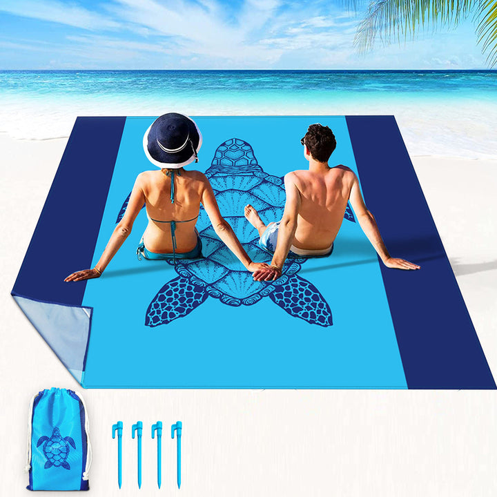 multifunctional beach towel with creative turtle design Kalsten
