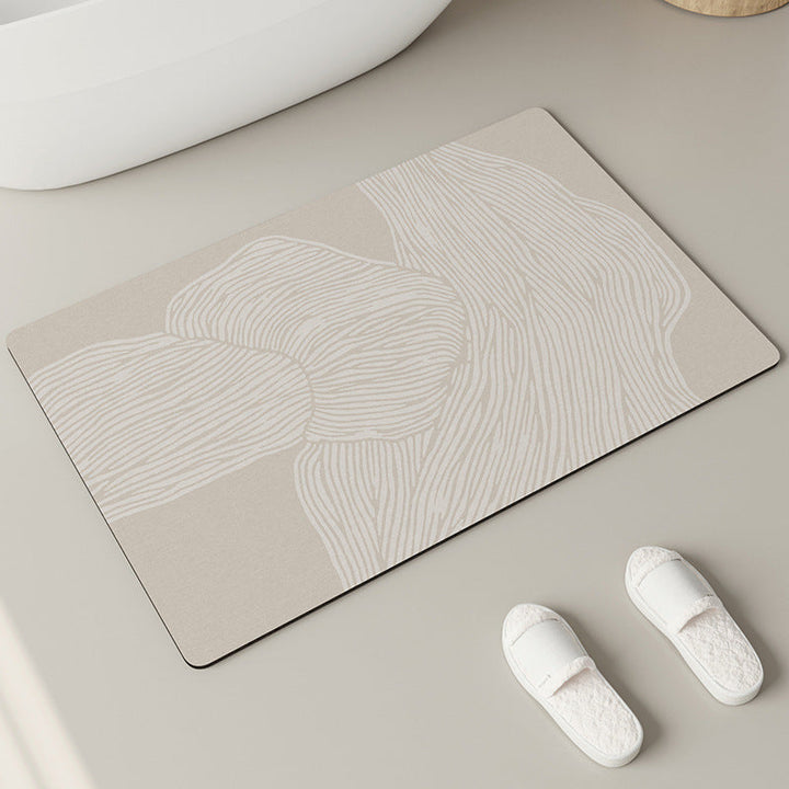 Textured Pattern Bath Mat Kalsten