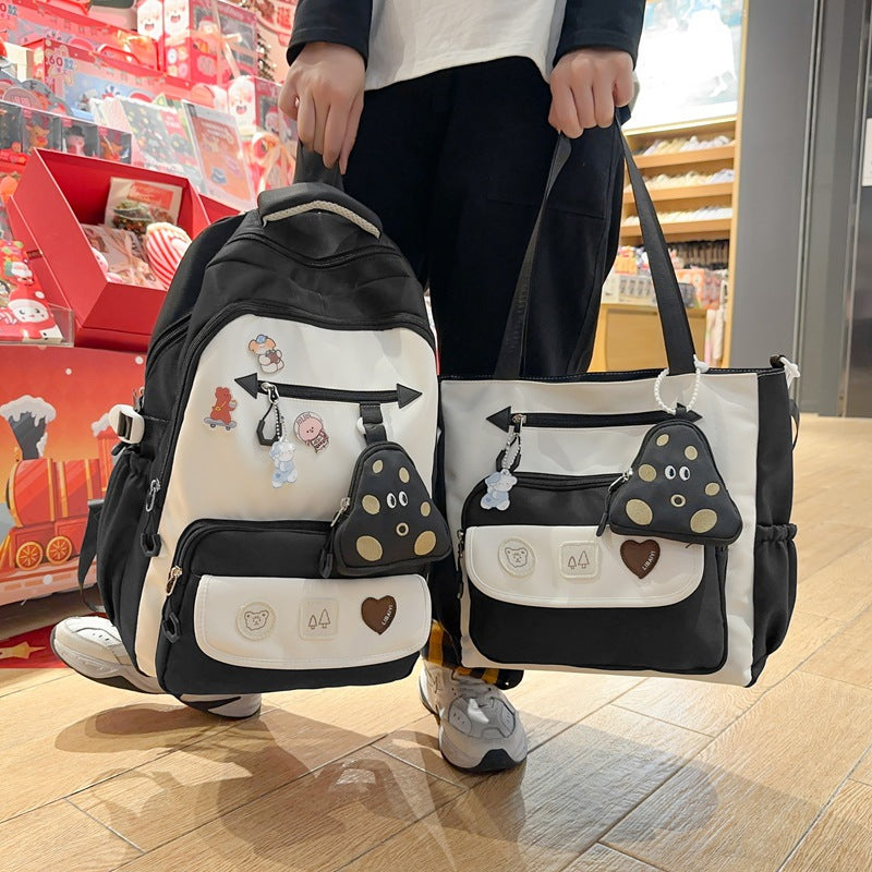 Playful Animal-Themed Multi-Pocket Backpack Kalsten