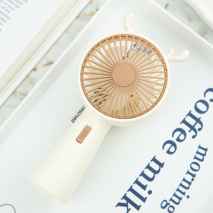 Portable Handheld Cooling Fan with Cute Antler Design Kalsten