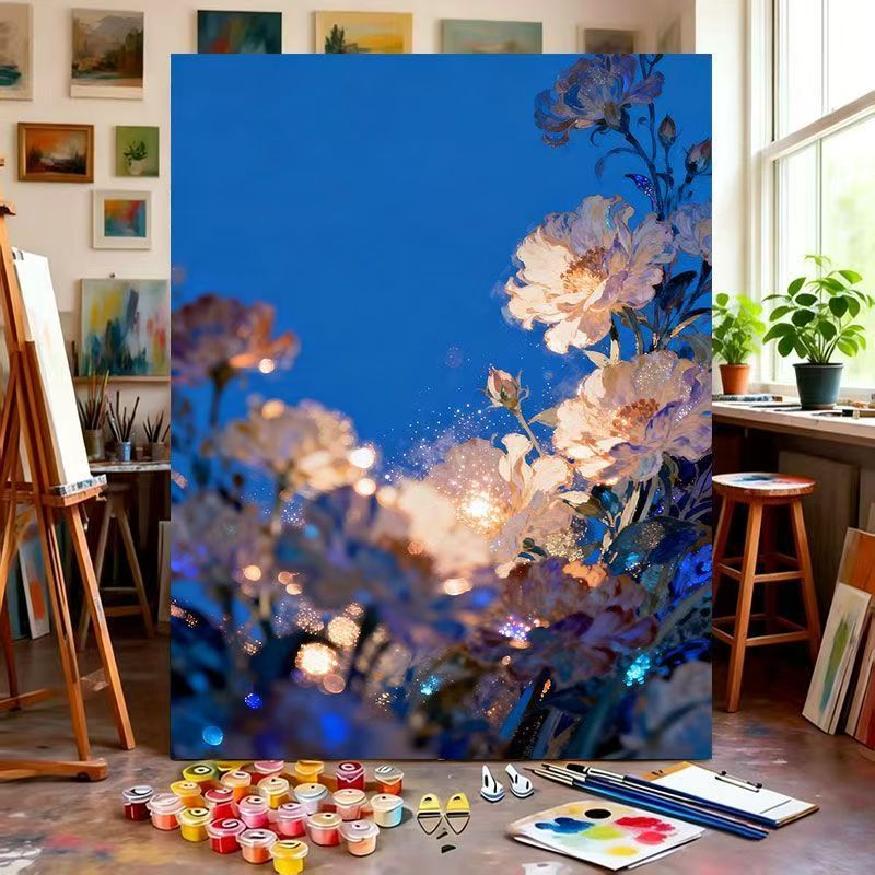 Floral Fantasy Paint by Numbers Art Kit Kalsten