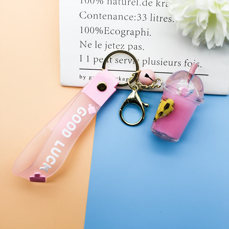 Unisex keychain with decorative cocktail design Kalsten
