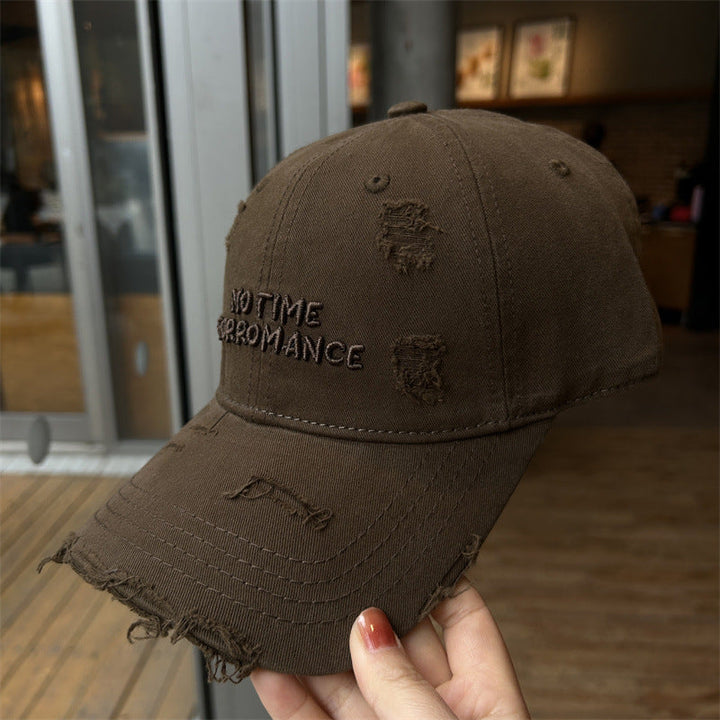 Women's Distressed Cotton Baseball Cap Kalsten