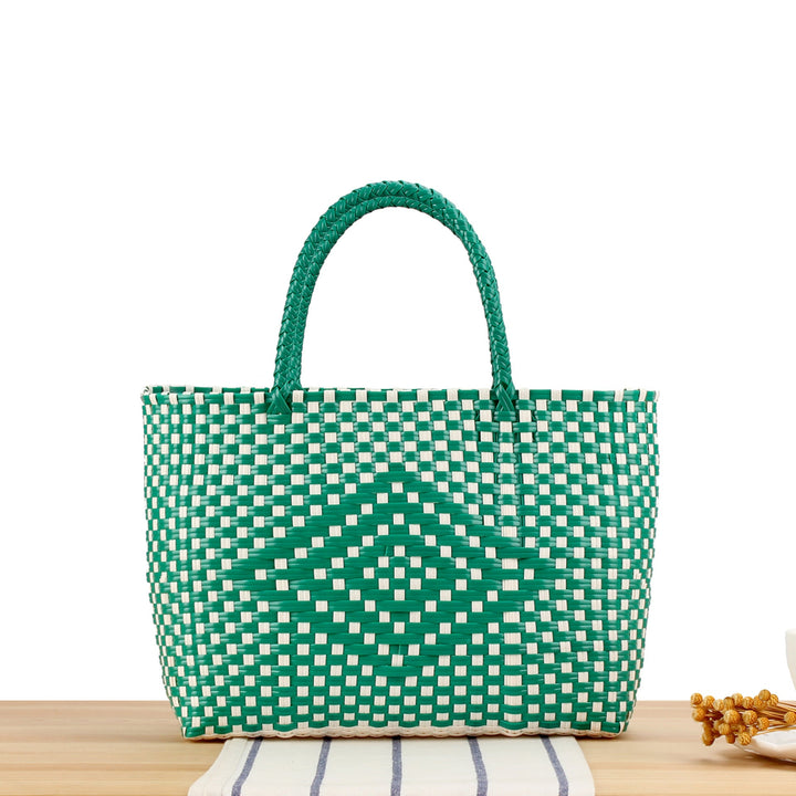 Braided Tote Bag Made of Robust Material with Structured Design Kalsten