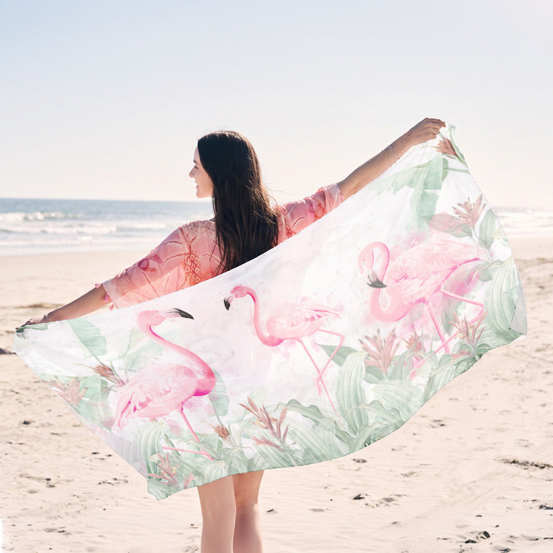 light beach towel with creative jellyfish design Kalsten