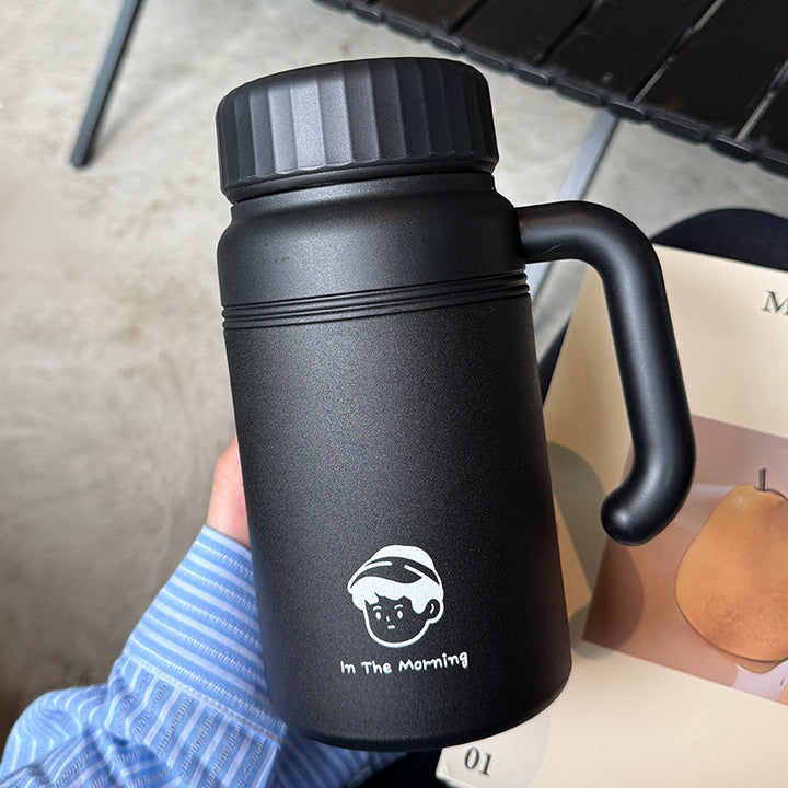 Women's insulated drinking bottle with ergonomic handle and practical leak protection Kalsten