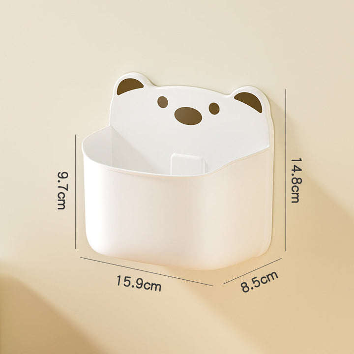 Wall-Mounted Cute Bear-Themed Storage Organizer Kalsten