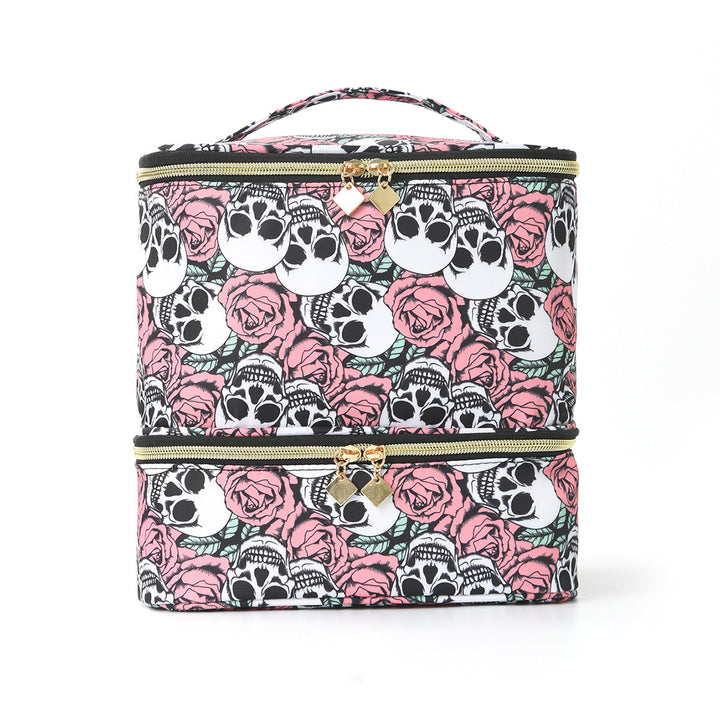 Cosmetic storage bag with two separate compartments Kalsten