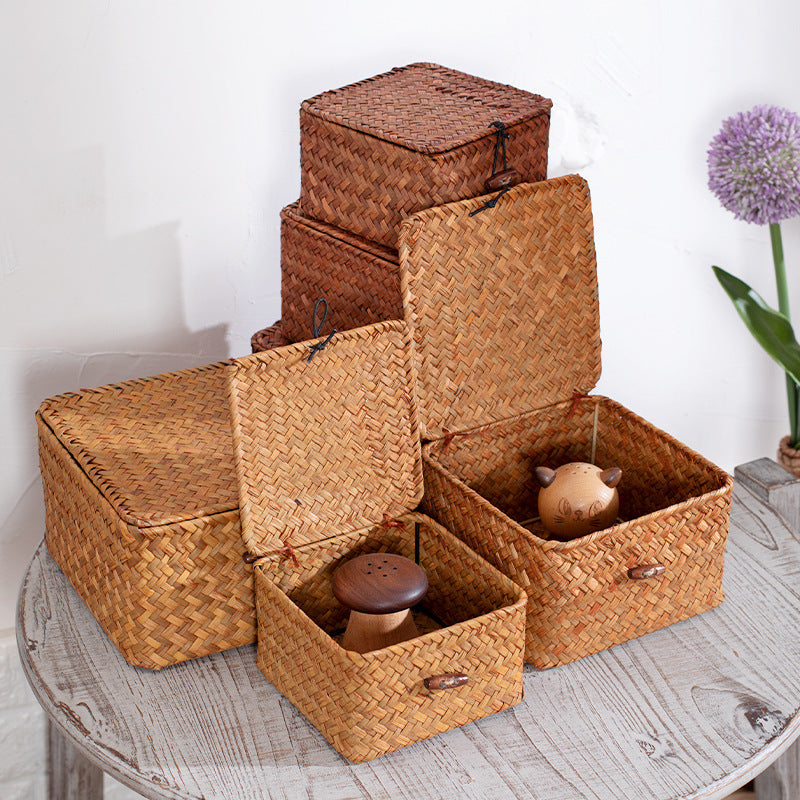 Handmade Woven Storage Cube Kalsten