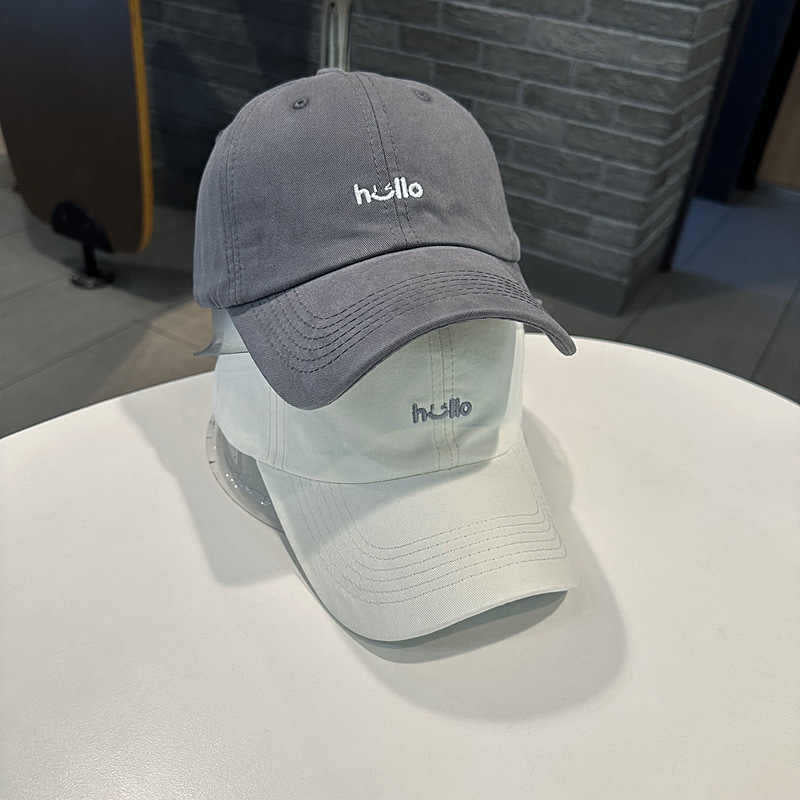 Unisex Casual Cotton Baseball Cap with Embroidered Message Kalsten