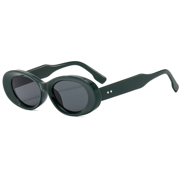 Women Retro-inspired Sunglasses in elegant oval design Kalsten
