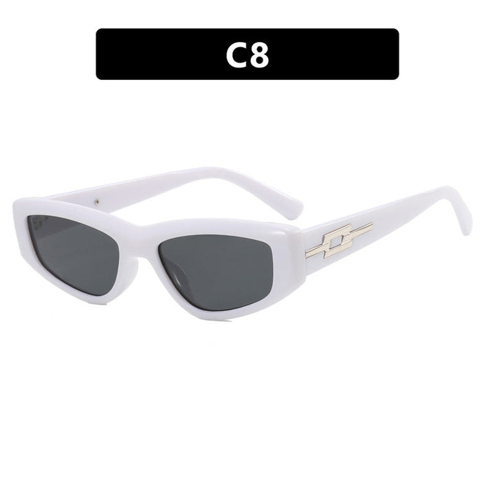 Women's stylish Cat-Eye sunglasses with transparent frame and cool lenses Kalsten